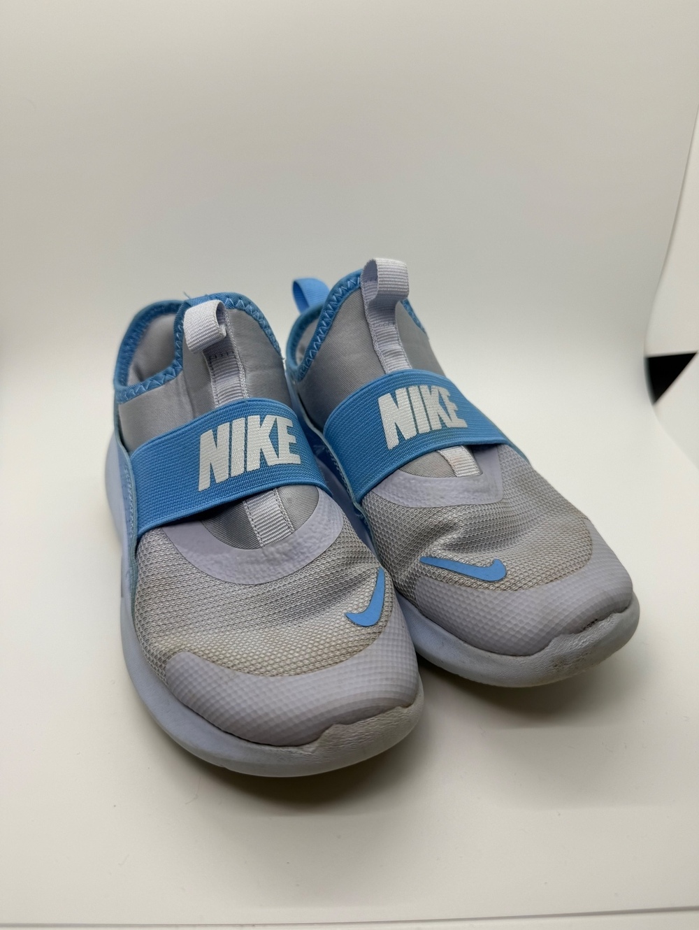 Nike Flex Runner 4 PS IF2894-006 Ghost Blue Slip On Running Shoes Kids Size 13C